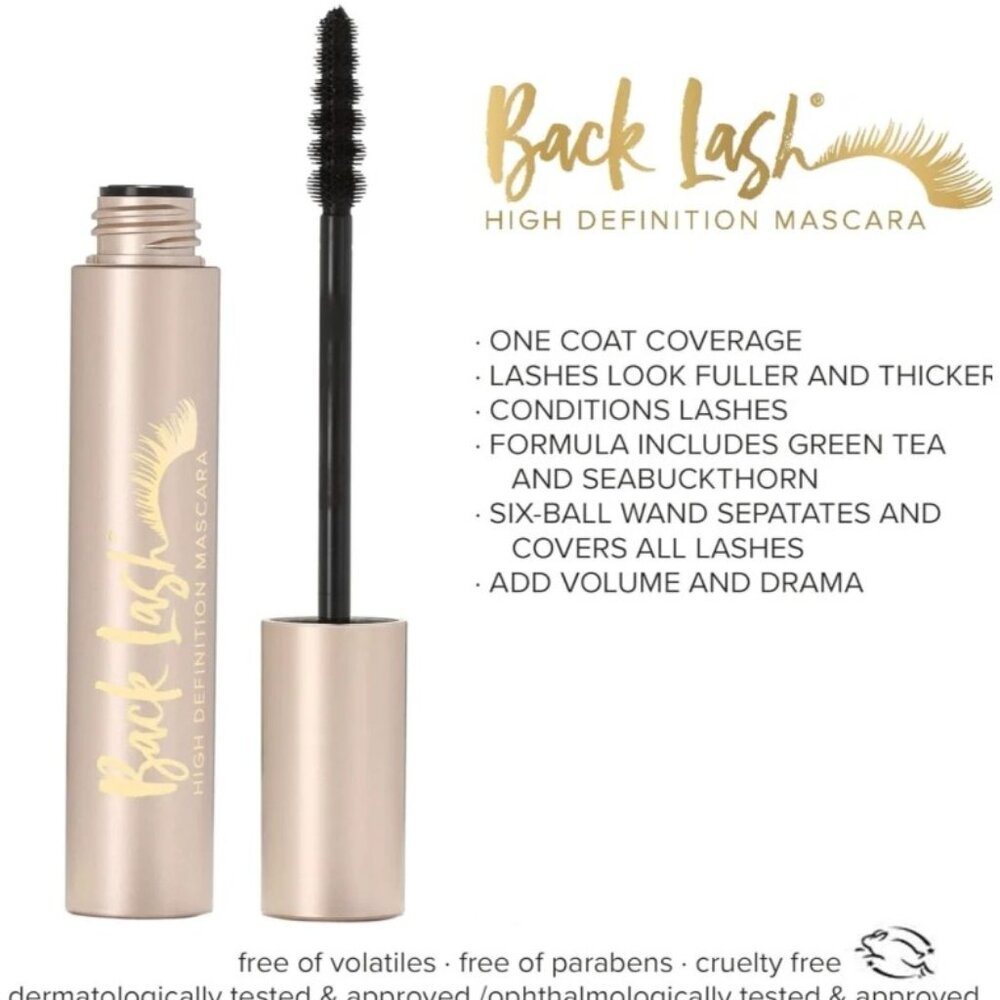 Belle Beauty By Kim Gravel Back Lash High Definition Mascara VERY BLACK.